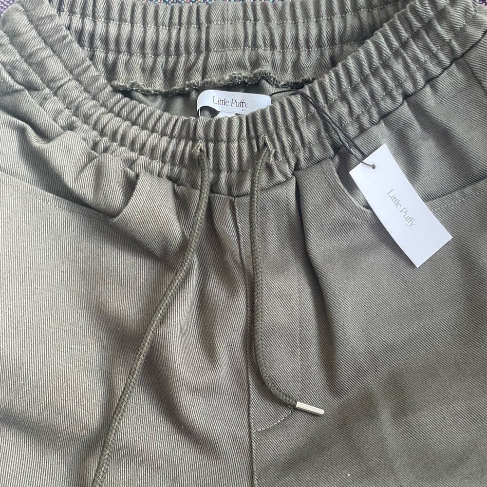 Little Puffy Easy trousers in Ink Green